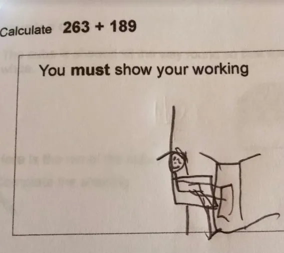 Show your working