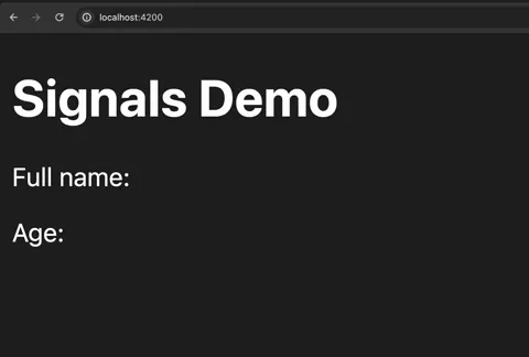 Consuming query params with signals