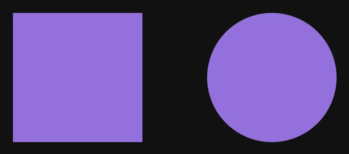 Square to circle using border-radius